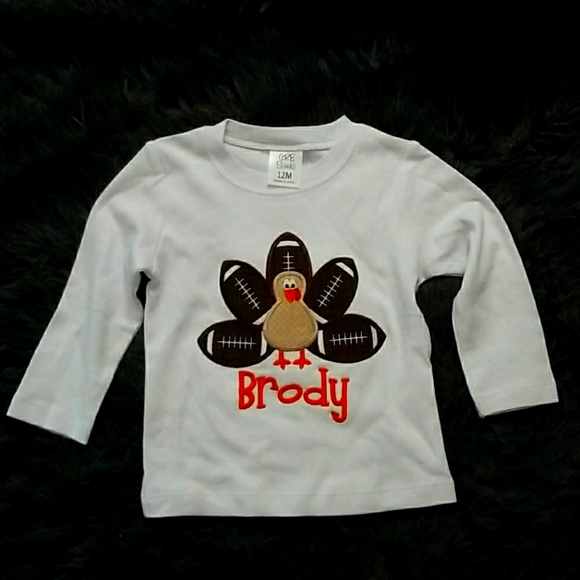 NEW! FOOTBALL TURKEY TEE - Picture 1 of 4